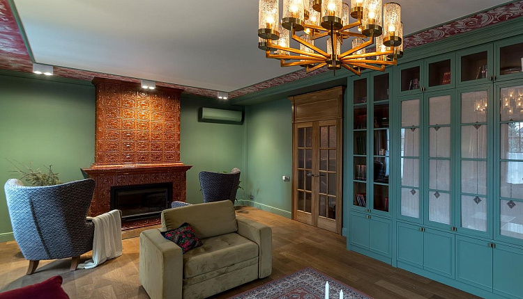 РУСCКАЯ УСАДЬБА С ПРЯНИЧНЫМ КАМИНОМ